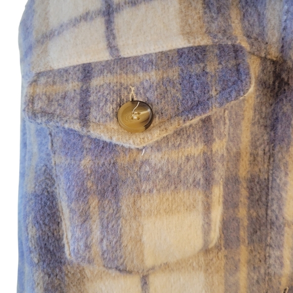 Avec les Filles plaid shacket - L. J51 - Picture 4 of 9